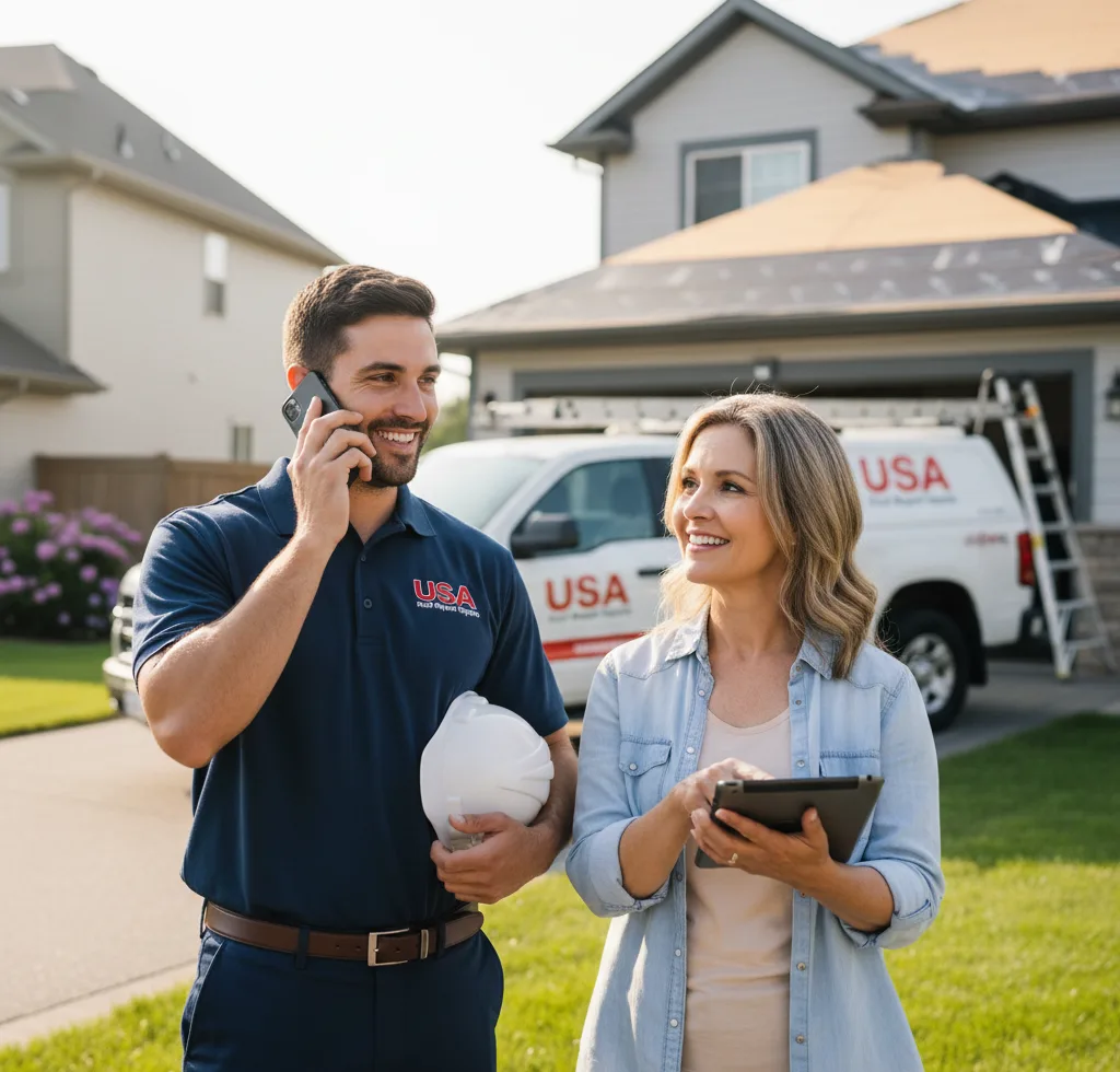 USA Roof Repair Experts customer support in Salome